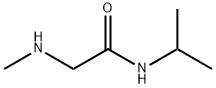 N-异丙基-2-(甲胺基)乙酰胺 结构式