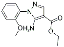 ETHYL 5-AMINO-1-(2-METHOXYPHENYL)-1H-PYRAZOLE-4-CARBOXYLATE 结构式