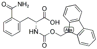 FMOC-D-2-CARBAMOYLPHE 结构式