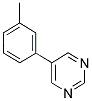 5-(3-甲基苯基)嘧啶 结构式