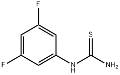 3,5-二氟苯基硫脲 结构式