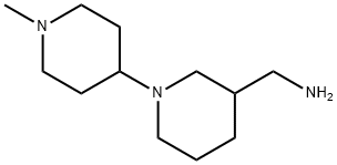 [(1'-METHYL-1,4'-BIPIPERIDIN-3-YL)METHYL]AMINE 结构式
