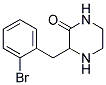 3-(2-BROMO-BENZYL)-PIPERAZIN-2-ONE 结构式