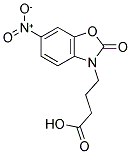 4-(6-NITRO-2-OXO-1,3-BENZOXAZOL-3(2H)-YL)BUTANOIC ACID 结构式