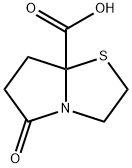 5-OXOTETRAHYDROPYRROLO[2,1-B][1,3]THIAZOLE-7A(5H)-CARBOXYLIC ACID 结构式