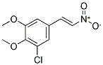 1,2-DIMETHOXY-3-CHLORO-5-(2-NITROVINYL)BENZENE 结构式