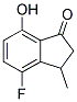 4-FLUORO-7-HYDROXY-3-METHYL-INDAN-1-ONE 结构式