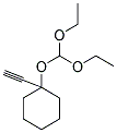 1-(DIETHOXYMETHOXY)-1-ETHYNYLCYCLOHEXANE 结构式