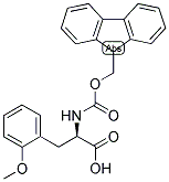 (R)-2-(9H-FLUOREN-9-YLMETHOXYCARBONYLAMINO)-3-(2-METHOXY-PHENYL)-PROPIONIC ACID 结构式
