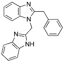 1-(1H-Benzimidazol-2-ylmethyl)-2-benzyl-1H-benzimidazole 结构式