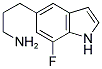 7-FLUORO-1H-INDOLE-5-PROPYLAMINE 结构式