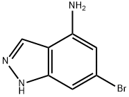 4-氨基-6-溴-1H-吲唑 结构式