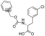 CBZ-D-3-CHLOROPHENYLALANINE 结构式