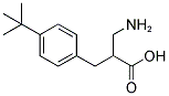 2-AMINOMETHYL-3-(4-TERT-BUTYL-PHENYL)-PROPIONIC ACID 结构式