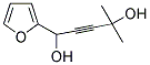 1-(2-FURYL)-4-METHYL-2-PENTYNE-1,4-DIOL 结构式