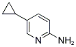 5-CYCLOPROPYL-2-PYRIDINAMINE 结构式