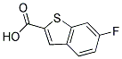 6-FLUORO-1-BENZOTHIOPHENE-2-CARBOXYLIC ACID 结构式