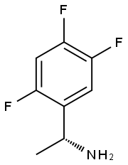 (R)-1-(2,4,5-TRIFLUOROPHENYL)ETHANAMINE 结构式