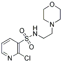 2-CHLORO-PYRIDINE-3-SULFONIC ACID (2-MORPHOLIN-4-YL-ETHYL)-AMIDE 结构式