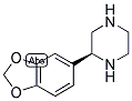 (S)-2-BENZO[1,3]DIOXOL-5-YL-PIPERAZINE 结构式