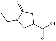 1-ETHYL-5-OXO-3-PYRROLIDINECARBOXYLIC ACID 结构式