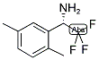 (S)-1-(2,5-二甲基苯基)-2,2,2-三氟乙-1-胺 结构式