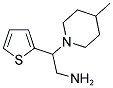2-(4-METHYLPIPERIDIN-1-YL)-2-THIEN-2-YLETHANAMINE 结构式