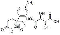 R-(+)-p-Aminoglutethimide tartrate salt 结构式