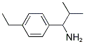 1-(4-乙基苯基)-2-甲基丙-1-胺 结构式