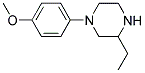 3-ETHYL-1-(4-METHOXYPHENYL)PIPERAZINE 结构式