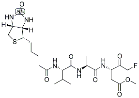 BIOTINYL-VAD(OME)-FLUOROMETHYLKETONE 结构式