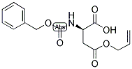 N-ALPHA-BENZYLOXYCARBONYL-D-ASPARTIC ACID BETA-ALLYL ESTER 结构式