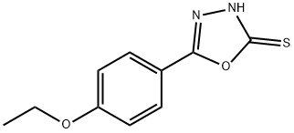 5-(4-乙氧基苯基)-1,3,4-噁二唑-2-硫醇 结构式