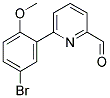 6-(5-BROMO-2-METHOXYPHENYL)PYRIDINE-2-CARBALDEHYDE 结构式