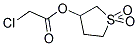 1,1-DIOXIDOTETRAHYDROTHIEN-3-YL CHLOROACETATE 结构式