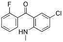 5-CHLORO-2'-FLUORO-2-METHYLAMINOBENZOPHENONE 结构式