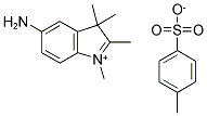 TOLUENE-4-SULFONATE5-AMINO-1,2,3,3-TETRAMETHYL-3H-INDOLIUM 结构式