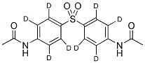 4,4'-DI-N-ACETYLAMINO-DIPHENYLSULFONE-D8 结构式