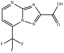 7-(三氟甲基)-[1,2,4]三唑并[1,5-A]嘧啶-2-羧酸 结构式