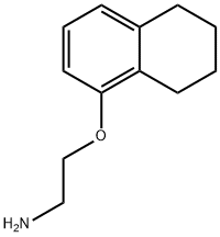 [2-(5,6,7,8-四氢萘-1-氧基)乙基]胺盐酸盐 结构式