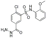 2-CHLORO-5-(HYDRAZINOCARBONYL)-N-(2-METHOXYPHENYL)BENZENESULFONAMIDE 结构式