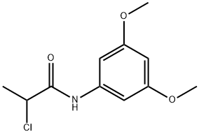 2-氯-N-(3,5-二甲氧苯基)丙酰胺 结构式