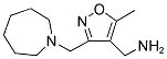 [3-(1-AZEPANYLMETHYL)-5-METHYL-4-ISOXAZOLYL]METHANAMINE 结构式