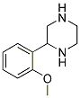 2-(2-METHOXY-PHENYL)-PIPERAZINE 结构式