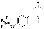 (R)-2-(4-TRIFLUOROMETHOXY-PHENYL)-PIPERAZINE 结构式
