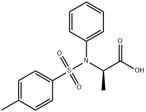 N-[(4-METHYLPHENYL)SULFONYL]-N-PHENYLALANINE 结构式