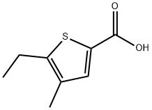 5-ETHYL-4-METHYL-THIOPHENE-2-CARBOXYLIC ACID 结构式