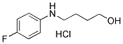 4-(4-FLUORO-PHENYLAMINO)-BUTAN-1-OL HYDROCHLORIDE 结构式