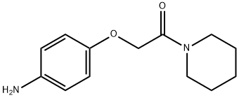 2-(4-氨基苯氧基)-1-哌啶-1-基-乙酮 结构式