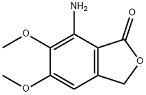 7-氨基-5,6-二甲氧基-3H-异苯并呋喃-1-酮 结构式